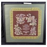 VTG. U.S. ARMY CAMP CHAFFEE ARK FRINGED MOTHER