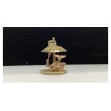 14k carousel pendant 2.75 grams