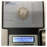 1880 P Morgan silver dollar