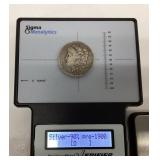 1890 O Morgan silver dollar