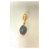 18k Australian Opal pendant