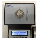 1880 P Morgan silver dollar