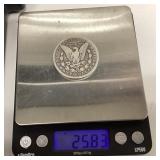 1899 O Morgan silver dollar