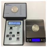 2) 1921 P Morgan silver dollar