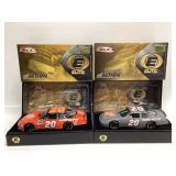 2) TONY STEWART #20 HOME DEPOT DIE CAST CARS