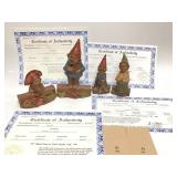4) CAIRN STUDIO TOM CLARK GNOMES MR. AND MRS.