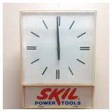 Vtg. SKIL power tools shop clock