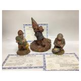 3) TOM CLARK GNOMES BLACKIE COLLECTOR SOCIETY