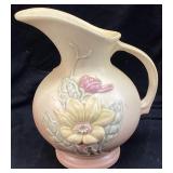 HULL POTTERY MAGNOLIA EWER, 7.5in H