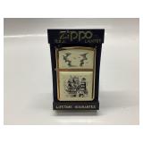 Scrimshaw Zippo vtg. Lighter