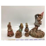4 TOM CLARK GNOMES WILBUR, BOBBIN, DARN, AND