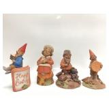 4 CAIRN STUDIO TOM CLARK GNOMES