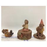 3 TOM CLARK GNOMES WITH RISER 1