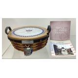 LONGABERGER 2005 INAUGURAL BASKET WITH LID,