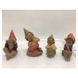 4TOM CLARK GNOMES WITH COA