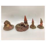 4 TOM CLARK GNOMES HENSON, EDDIE, LILIBET AND