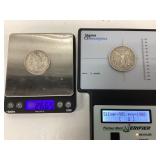 2) Morgan Silver dollar coins