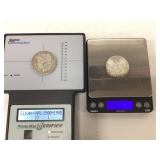 2) Morgan Silver dollar coins