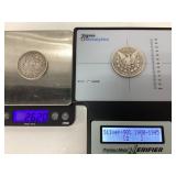 2) Morgan Silver dollar coins