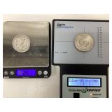 2) Morgan Silver dollar coins