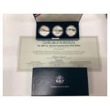 3) US Veterans Commemorative silver dollars