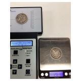 2) Morgan Silver dollar coins