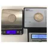 2) Morgan Silver dollar coins