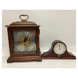 HANDCRAFTED WOODEN MANTLE CLOCK BY WILLIAM