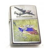 ZIPPO LIGHTER WORLD WAR 2 B-24 LIBERATOR BOMBER w