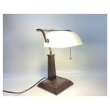 BRONZE BANKERS LAMP