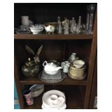 FULL CABINET ASSORTED CHINA, BAVARIA, ROSENTHAL,