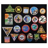 ASSORTED VINTAGE MILITARY PATCHES, CALL SIGNS,
