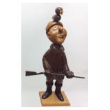 VTG. ROMER ITALIAN HAND CARVED DUCK HUNTER FOLK