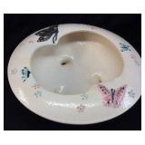 1956 HULL POTTERY 3 FOOTED BUTTERFLY CONSOLE