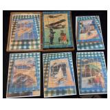 VINTAGE GERMAN WOODEN BLOCK PUZZLE SET, CUBE