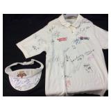 WINSTON CUP NASCAR AUTOGRAPHED SHIRT & HAT,