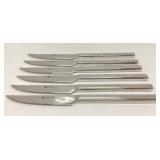 6pc WUSTHOF STAINLESS STEAK KNIFE SET