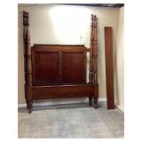Bernhardt Linda Cerused Greige Panel Queen