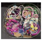 ASSORTED LITTLE GIRL COSTUME JEWELRY, JUSTICE,