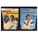 (2) SONNY LISTON AUTOGRAPHED 1962 SPORTS