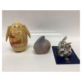FABERGE IMPERIAL PALACE CLOISONNE RABBIT, VAN