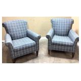 Pair of Sam Moore Furniture Club Chairs