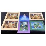(6) DISNEY EXCLUSIVE COMMEMORATIVE LITHOGRAPHS,