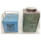 (2) TIGER BRIGHT SWEET CHEWING TOBACCO TIN LUNCH