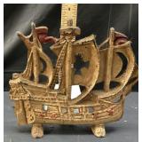 VTG. CAST IRON NAUTICAL SHIP DOOR STOP