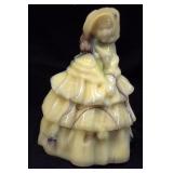 BOYD CADMIUM GLASS LOUISE COLONIAL LADY