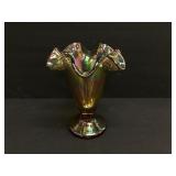 FENTON MARIGOLD IRIDESCENT CARNIVAL RUFFLED