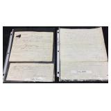 (2) CIVIL WAR ERA U.S. ARMY FINAL PAY VOUCHERS