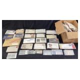 LARGE GROUP OF ASSORTED VTG. USED & UNUSED
