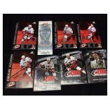 7 AUTOGRAPHED NHL CAROLINA HURRICANES CARDS WITH